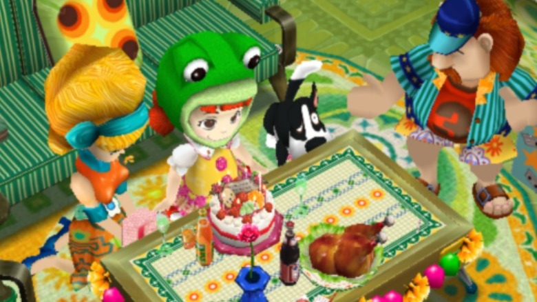 family birthday in Chibi-Robo