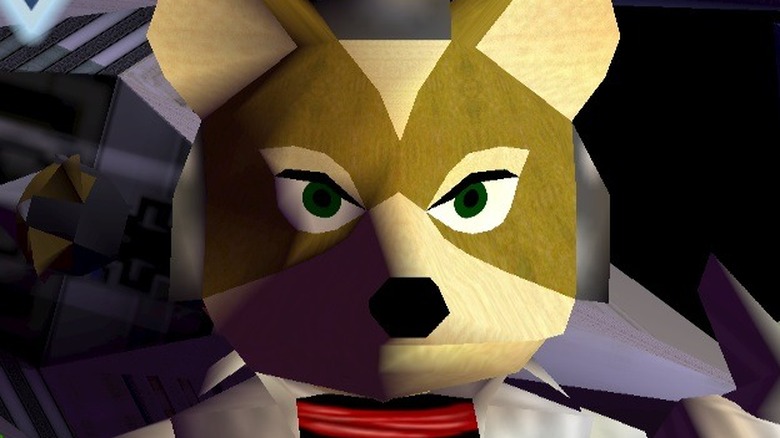 Fox McCloud looking determined