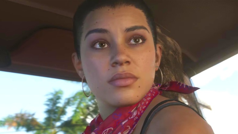 Lucia looking concerned