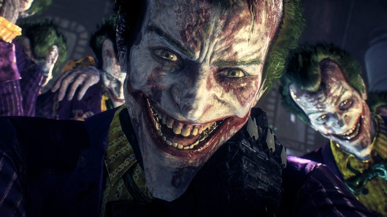 Arkham City The Joker close up