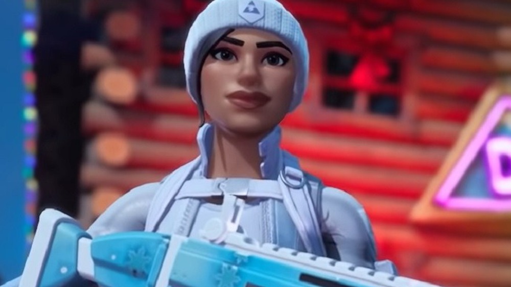 Fortnite character in winter gear