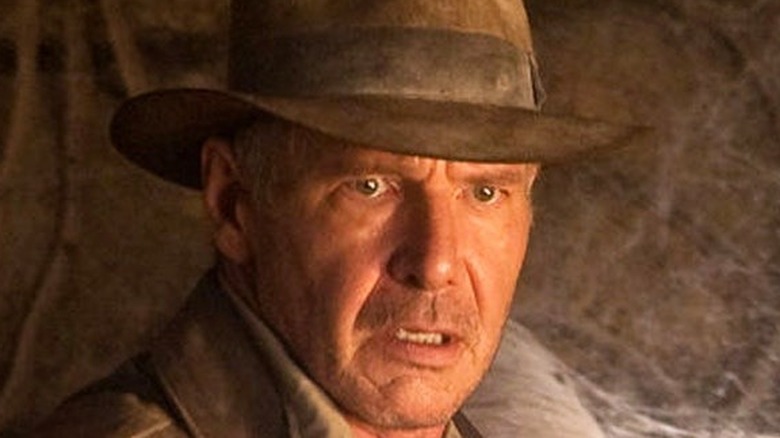 Indiana Jones Kingdom of the Crystal Skulls Harrison Ford Close Up