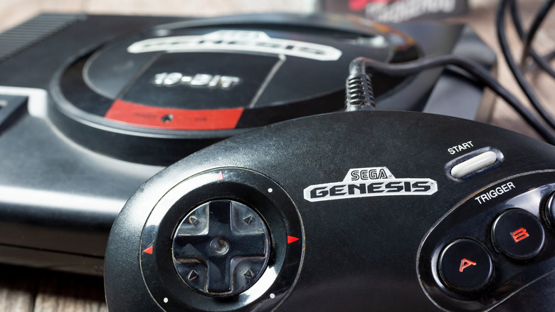 Sega Genesis close-up