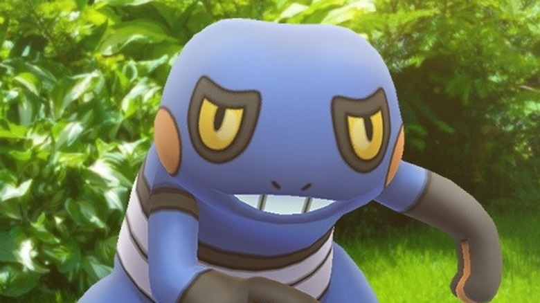 Pokemon Go Croagunk Close Up