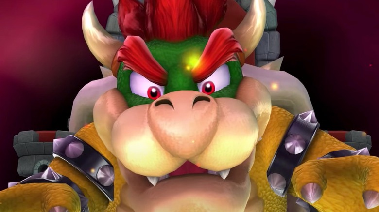 Bowser looking menacing 