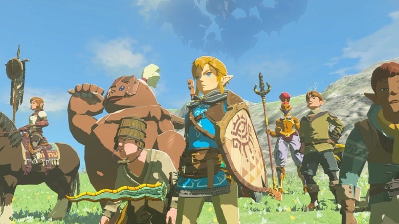 Link preparing to fight alongside citizens