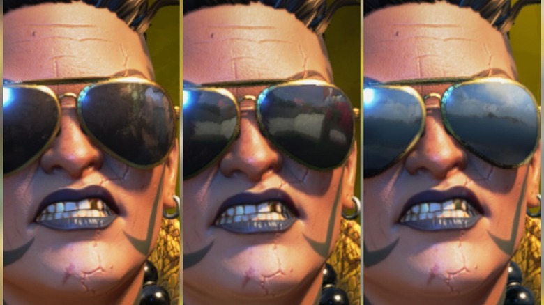Mad Maggie sunglasses reflection