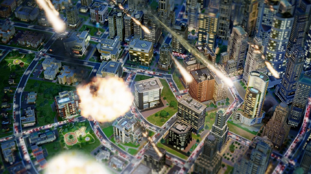 SimCity meteor strike