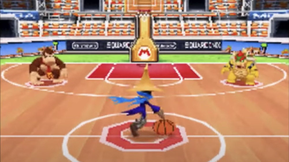 Black mage dribbling