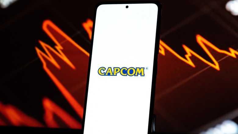 Capcom on phone screen