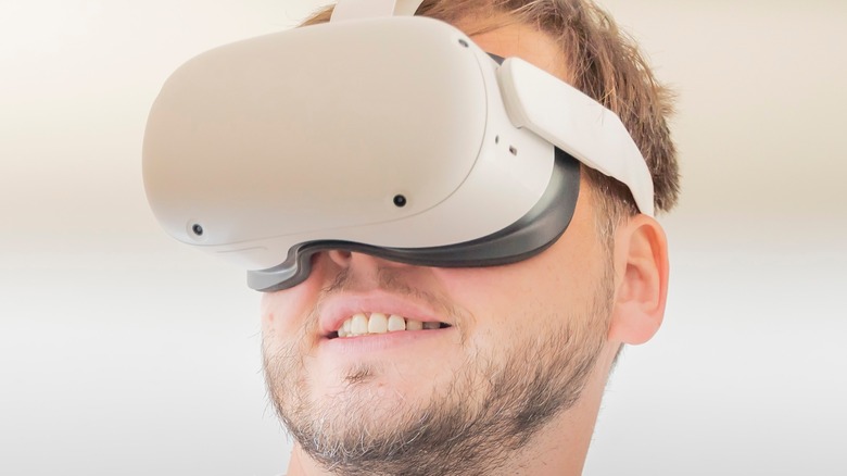 VR Headset closeup