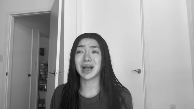 Nikita Dragun crying