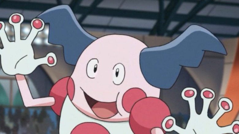 Mr Mime poses