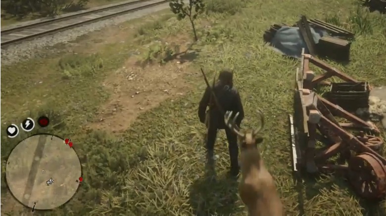 RDR2 killed by deer