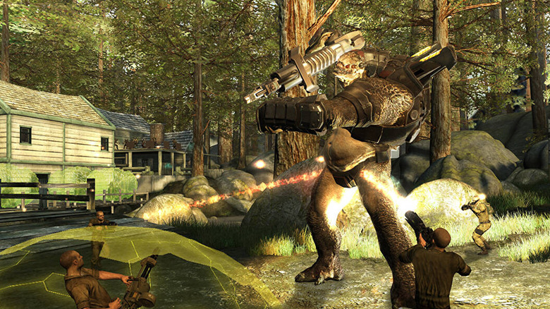 Resistance 2 fighting giant enemy