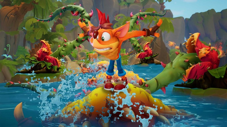 Crash Bandicoot 4: It's About Time Crash stuck
