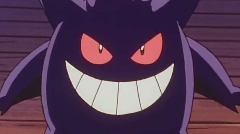 anime gengar grinning