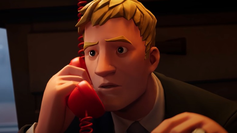 Agent Jones on the phone