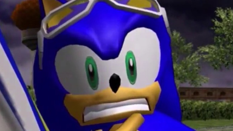 Sonic surprised