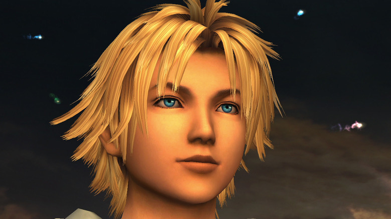 Tidus smiles