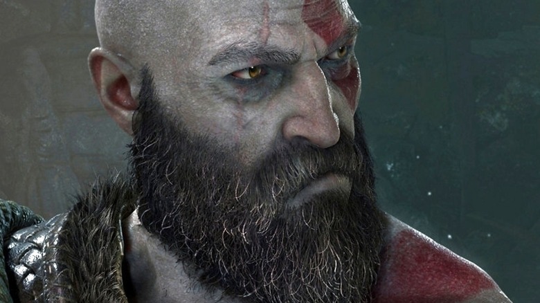 Kratos looks to side