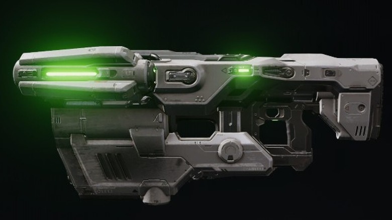 A large gun