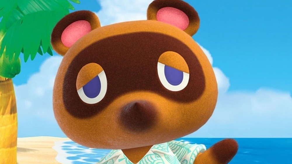 Tom Nook waves