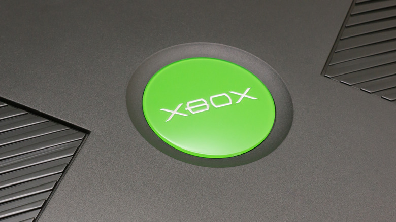Xbox logo close up