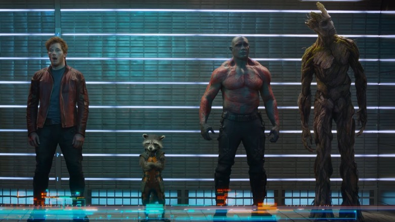 Marvel Guardians of the Galaxy Star Lord Rocket Drax Groot Lineup
