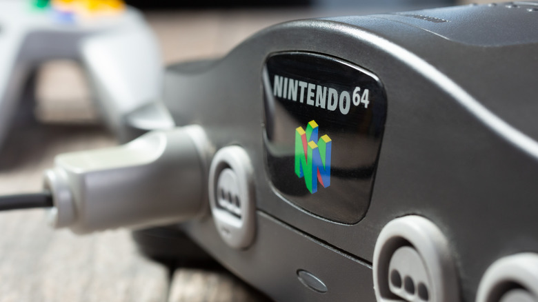 N64 console closeup