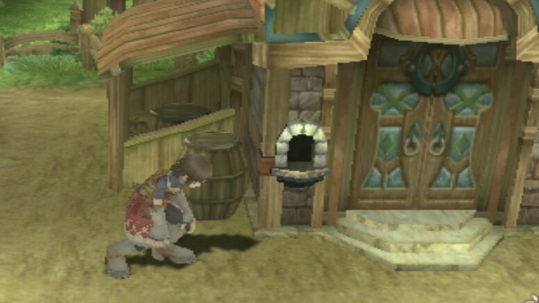 Rune Factory Frontier Raguna kneeling