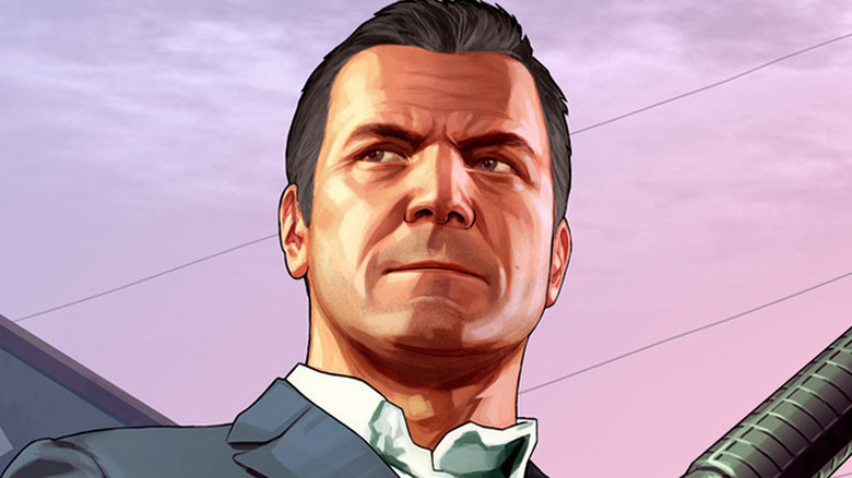 GTA 5 Michael Close Up