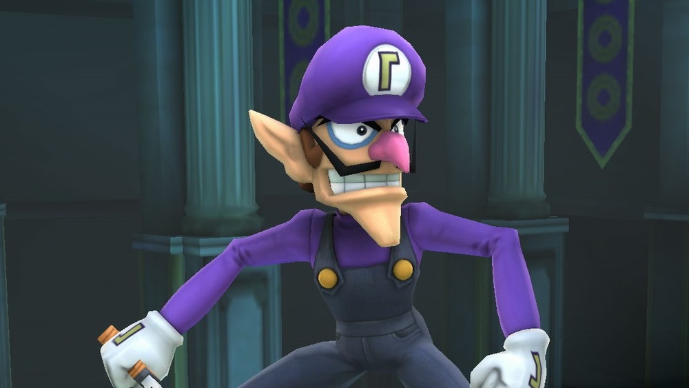 Waluigi in Super Smash Bros