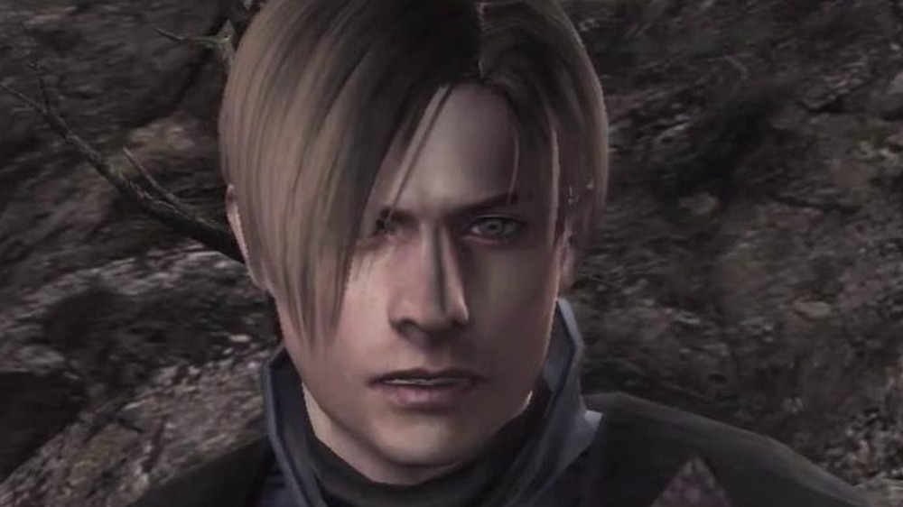 Leon S. Kennedy looks up