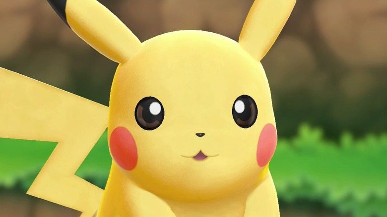 Pikachu smiling 