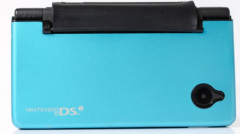 Nintendo DSi with blue case
