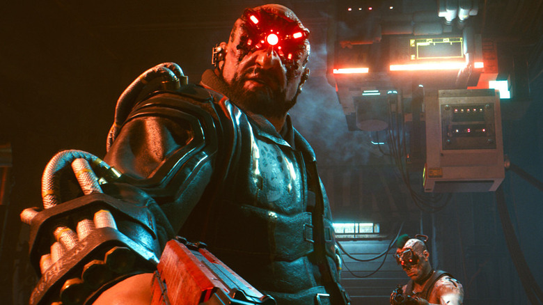 Red Cyborg Eyes