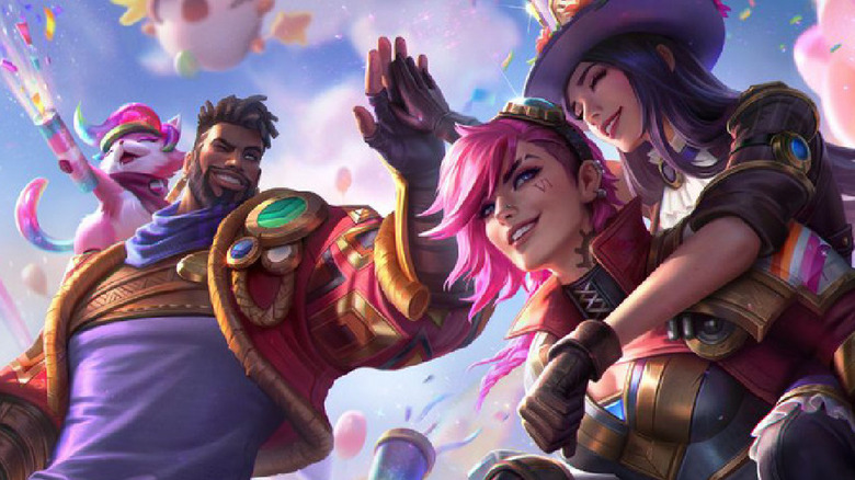 Characters from the video game League of Legends