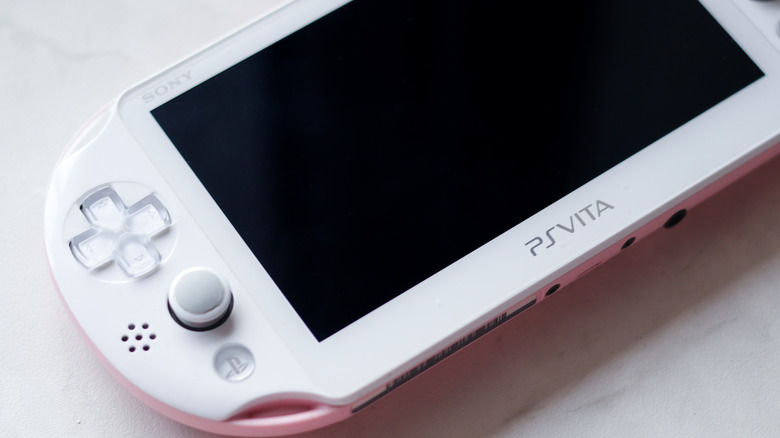 PS Vita white console