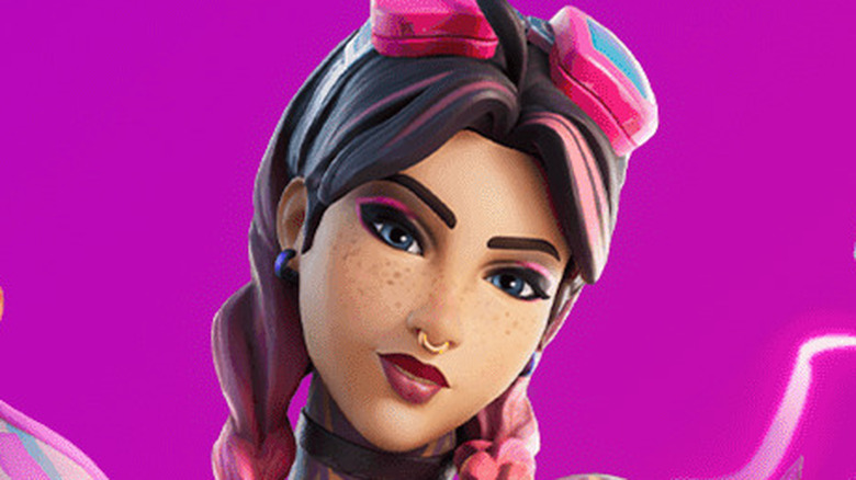 Fortnite character character close up