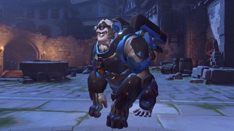 Overwatch's Winston wearing arrmor