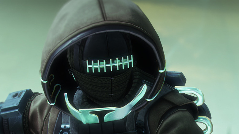Destiny 2 character helmet hood