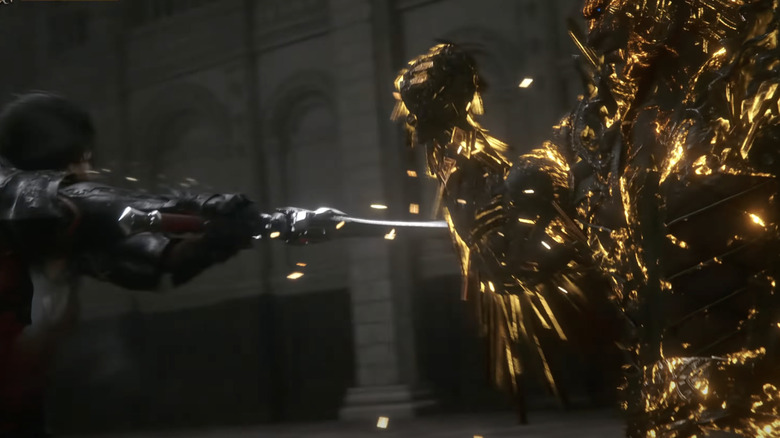 Final Fantasy 16 Clive vs Hugo