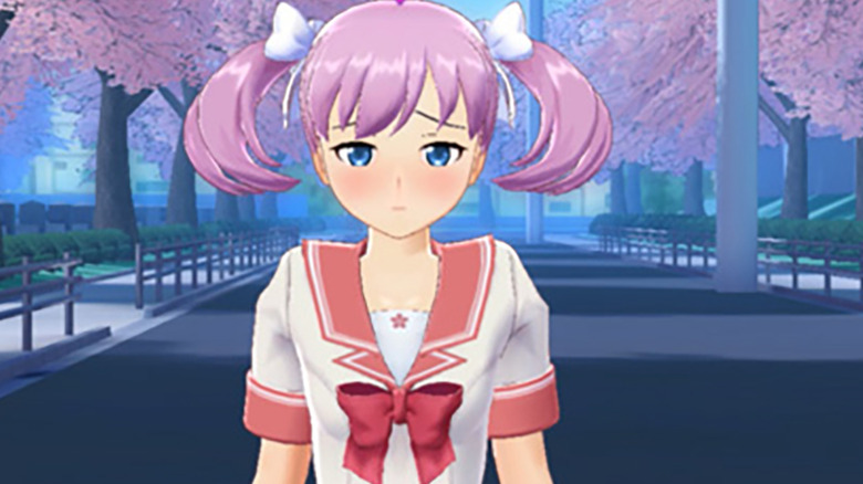 Tsubomi Haruno looks away