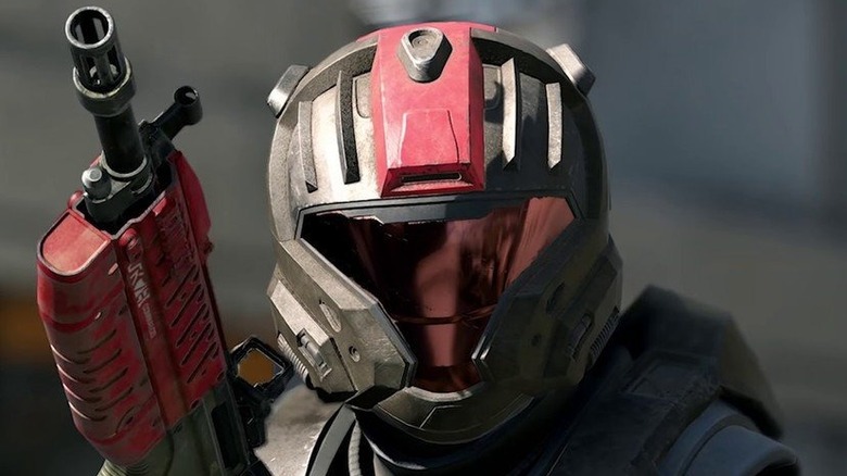 Halo Infinite Red Spartan Close Up