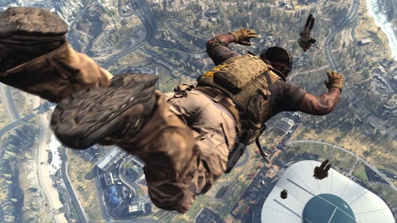 Warzone skydive