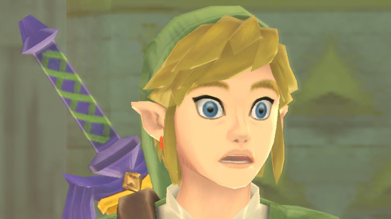 Legend Of Zelda Link Shocked Close Up