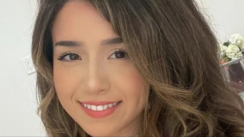 Pokimane smiling