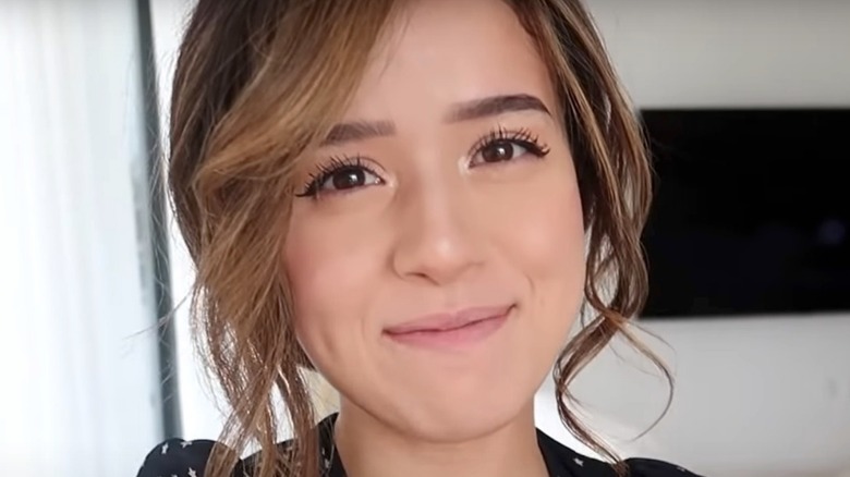 Pokimane smiling