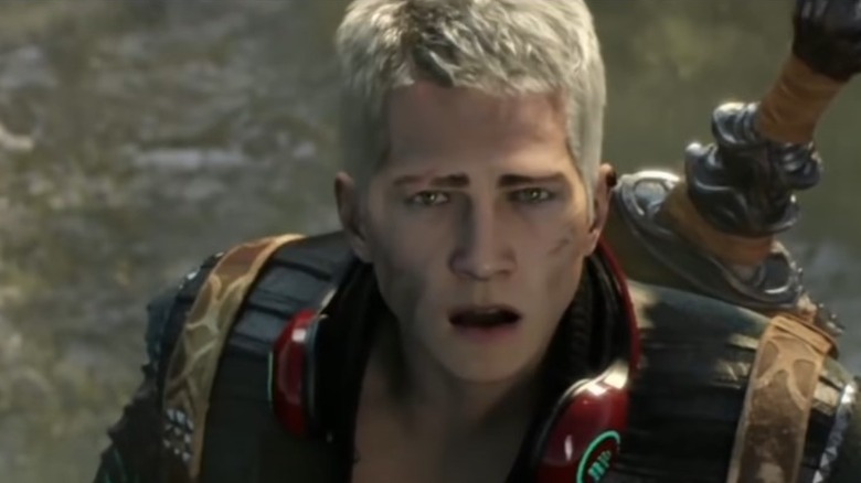 Scalebound protagonist in awe